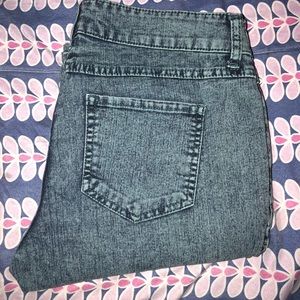Forever 21 Blue Acid Wash Jeans